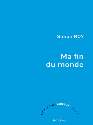 cover image of Ma fin du monde